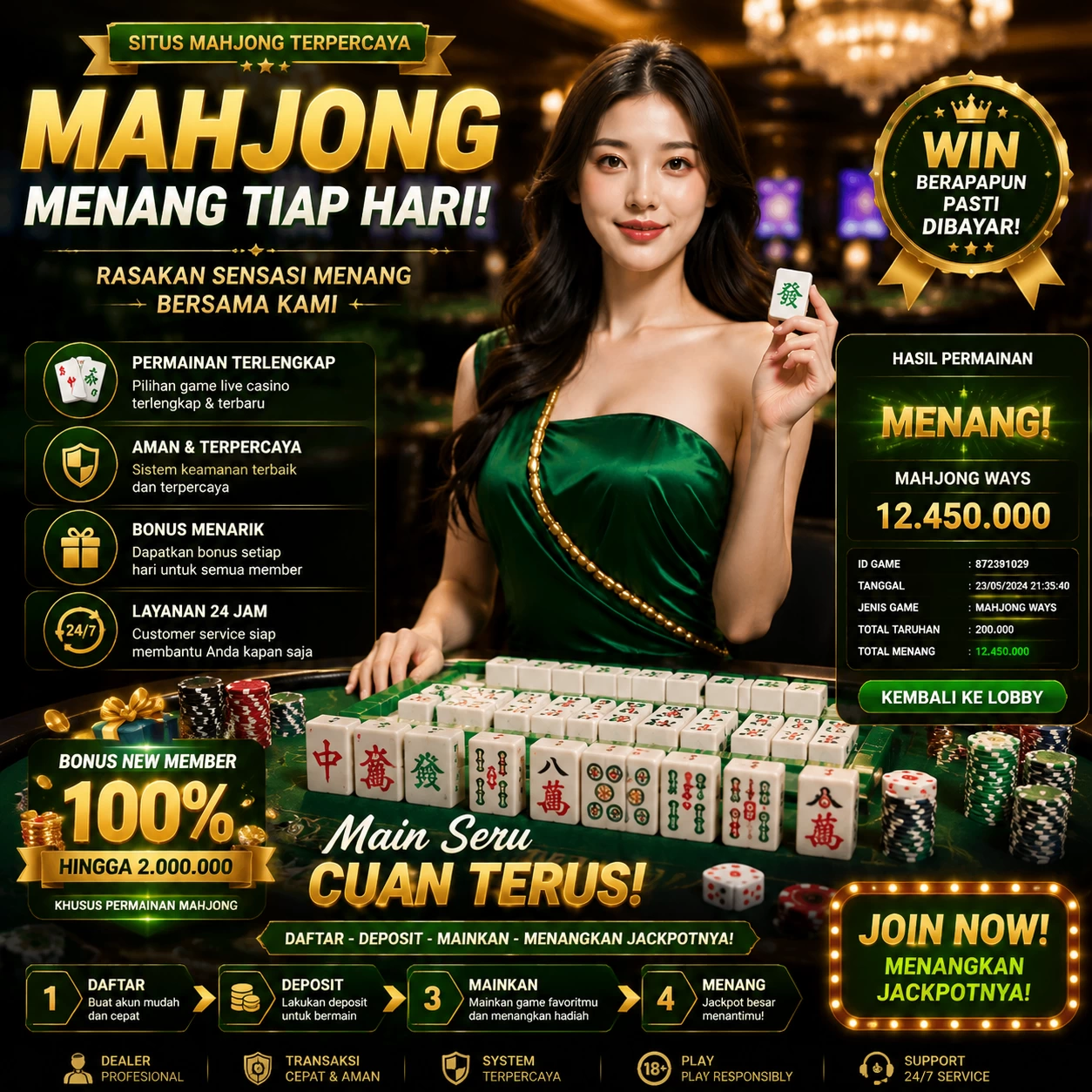 Tampilan Utama Game